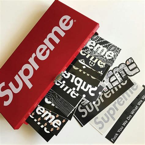 genuine supreme stickers